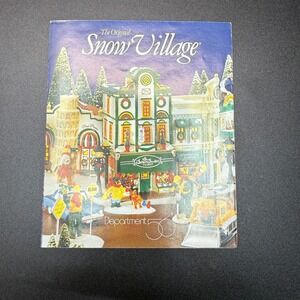 VTG 1990s Department 56 The Original Snow Village Collection Catalog Great Cond